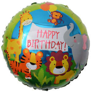 Helium balloon-animals HAPPY BIRTHDAY